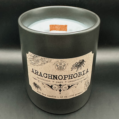 Arachnophobia [spiders] Candle