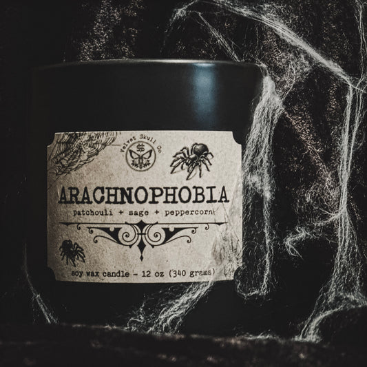 Arachnophobia [spiders] Candle